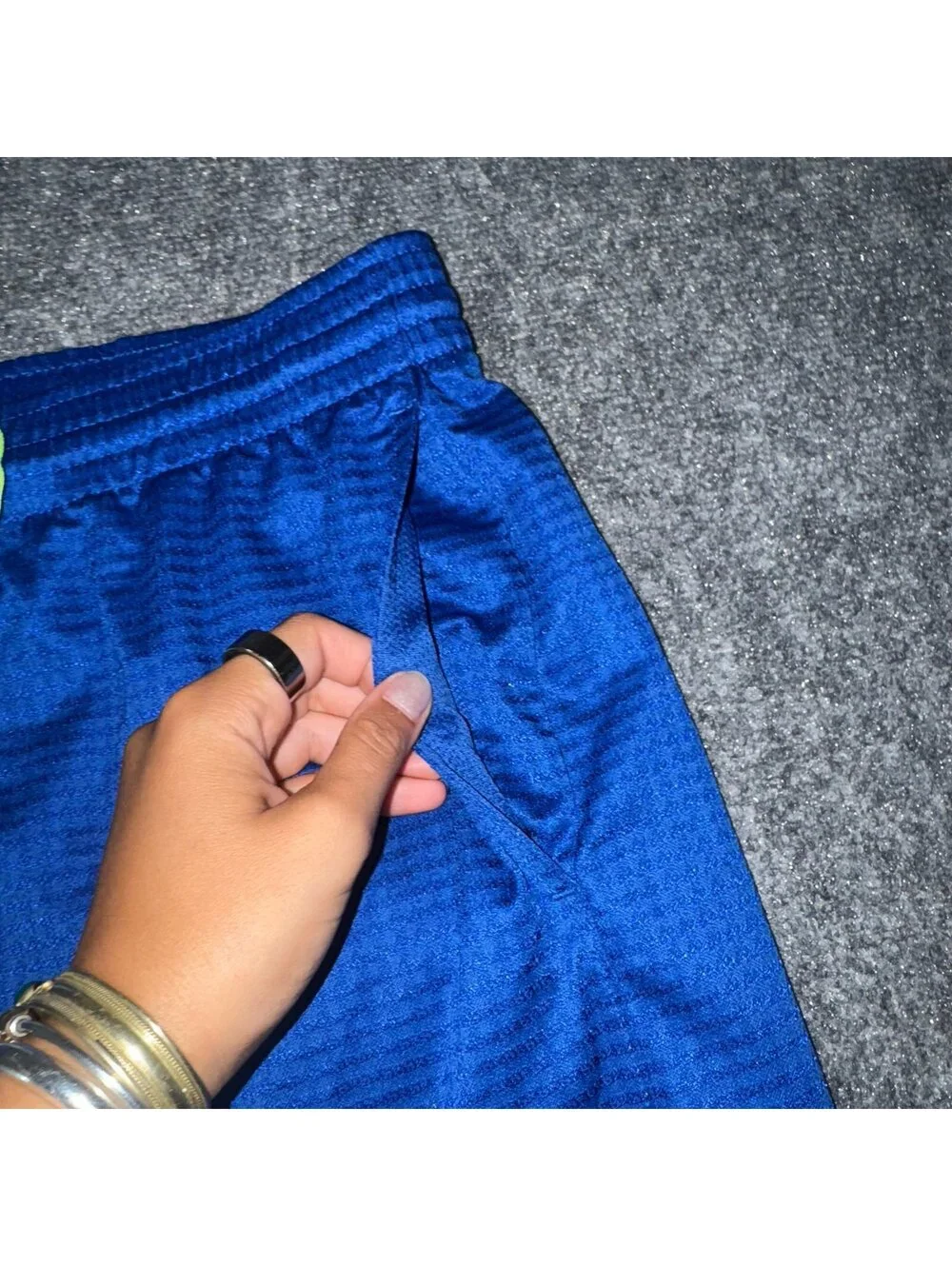 Nike Blue Baggy Mesh Hoop Shorts Mens XL Vtg y2k 90s Rare